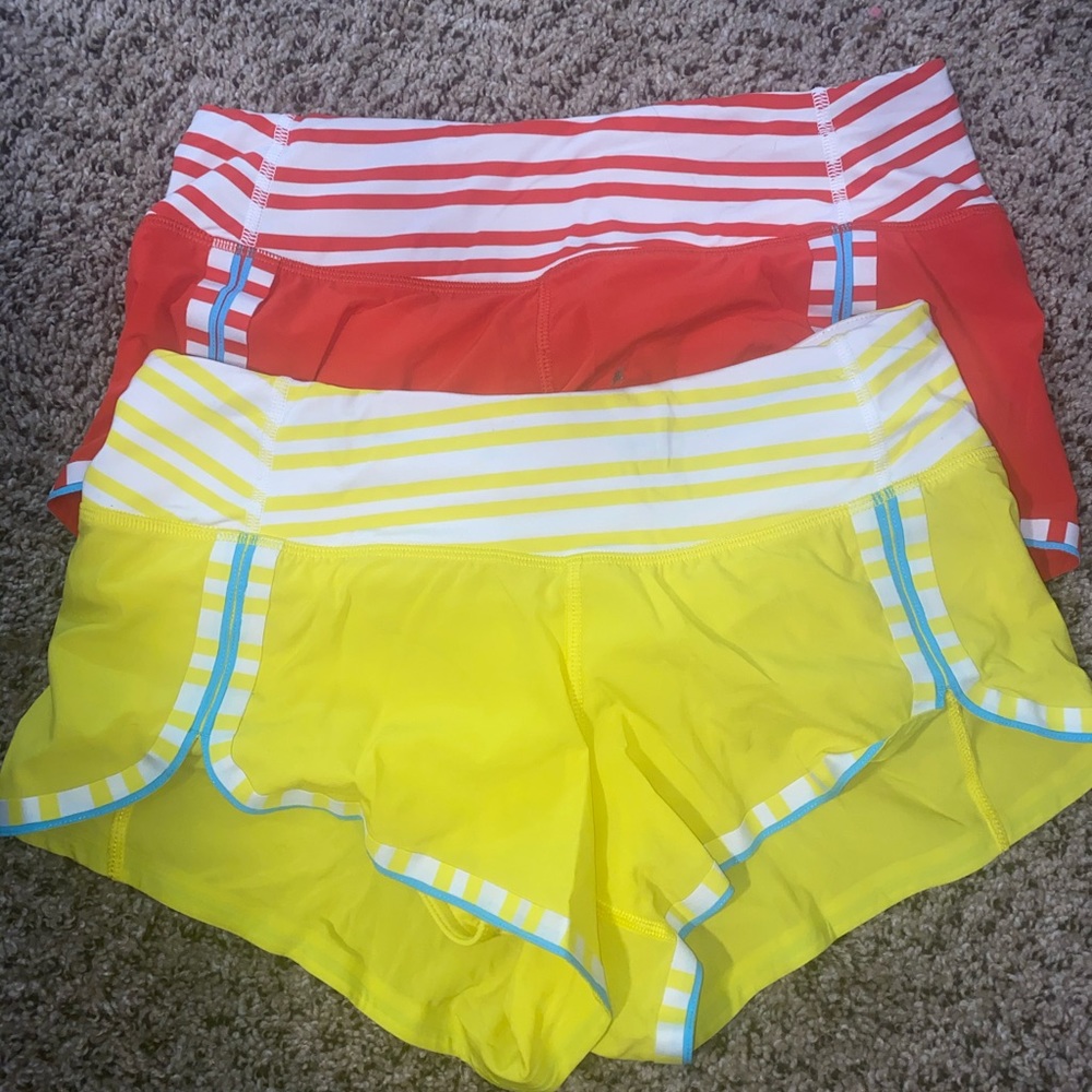 BUNDLE: Lululemon Run Racer Shorts EUC